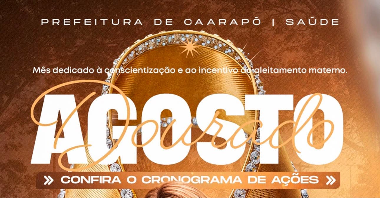 Agosto Dourado reforça a importância da amamentação para a saúde e o futuro das crianças