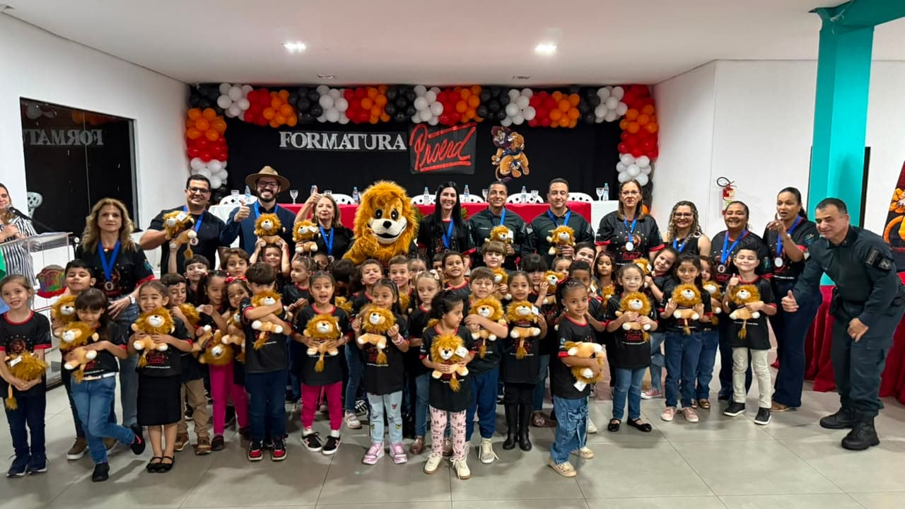 Caarapó forma 1ª turma do PROERD Kids e amplia ações de prevenção e valorização da vida