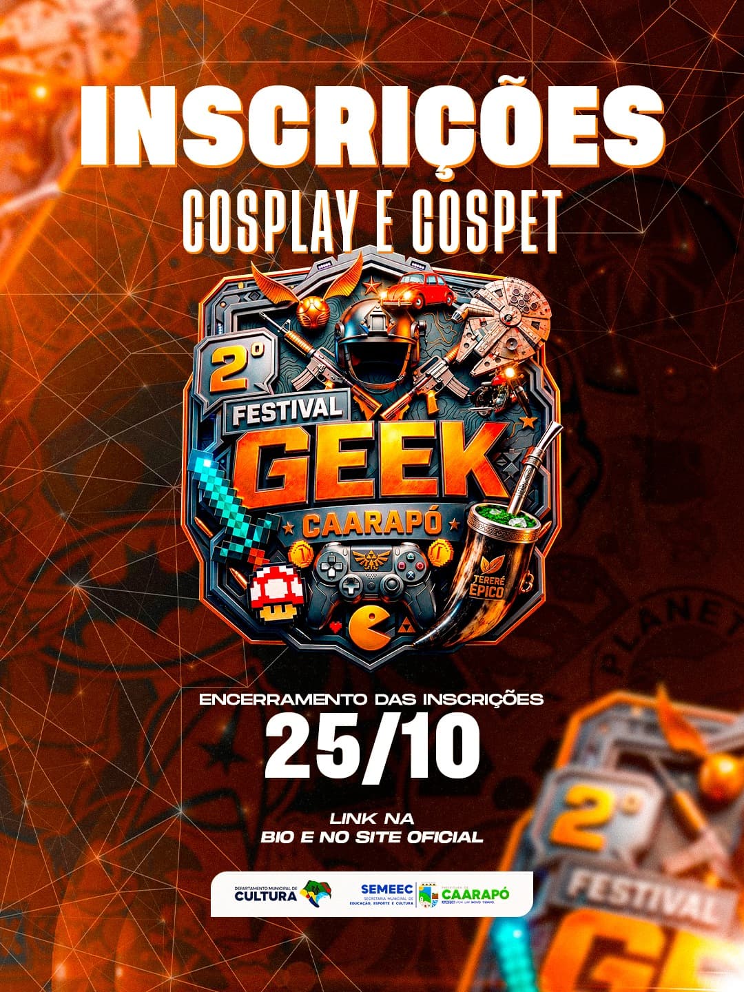 Estão abertas as inscrições para o 2º Festival Geek de Caarapó