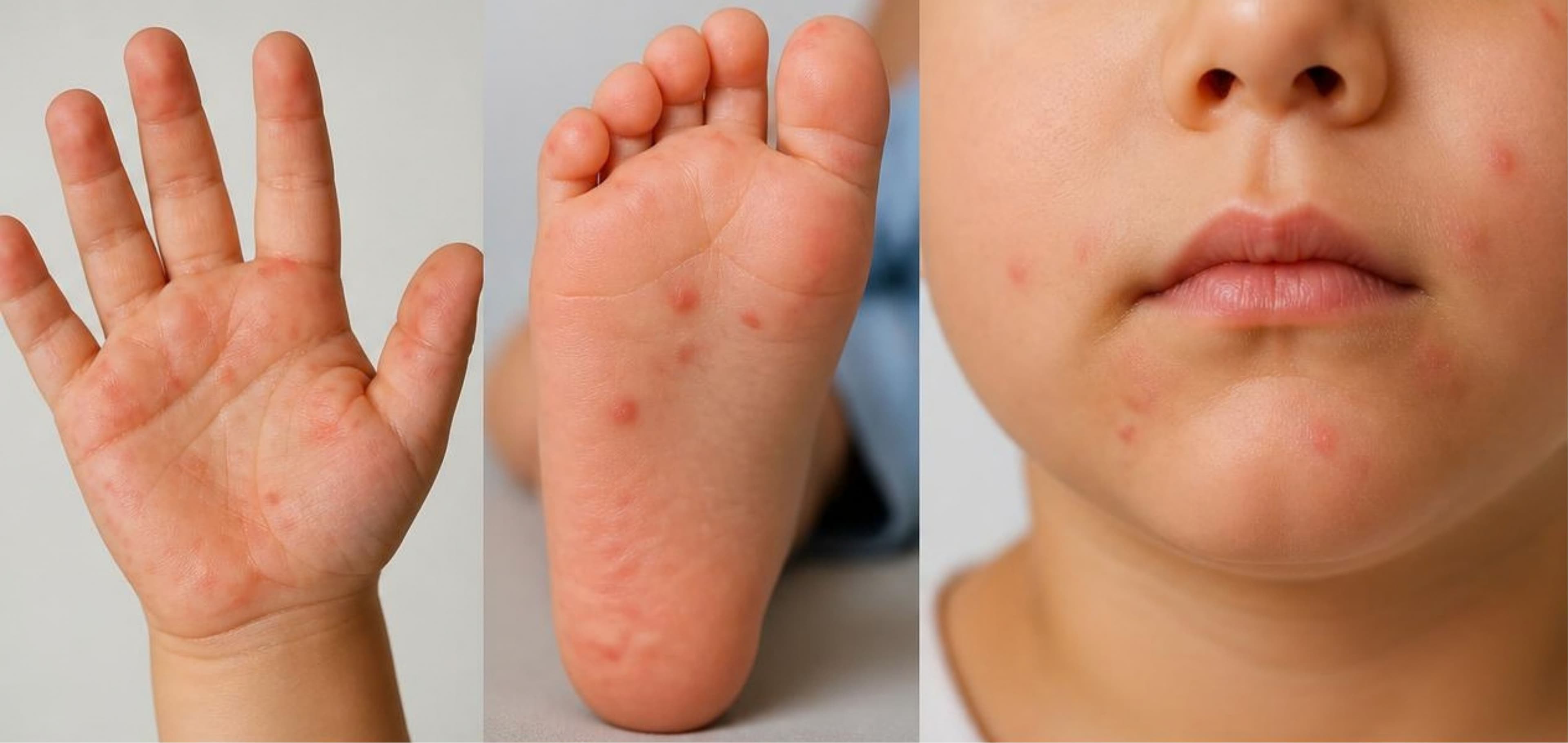 MÃO-PÉ-BOCA: Saiba como reconhecer os sintomas e prevenir a transmissão.