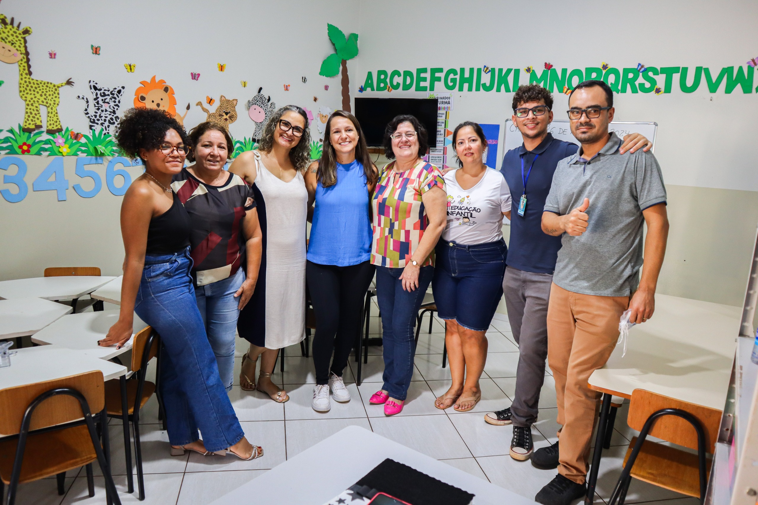 Dirigentes da área de educação de Caarapó recepcionaram os representantes do Itaú Social, da Fundação de Apoio e Desenvolvimento da Educação Básica de MS e do Instituto Sidarta